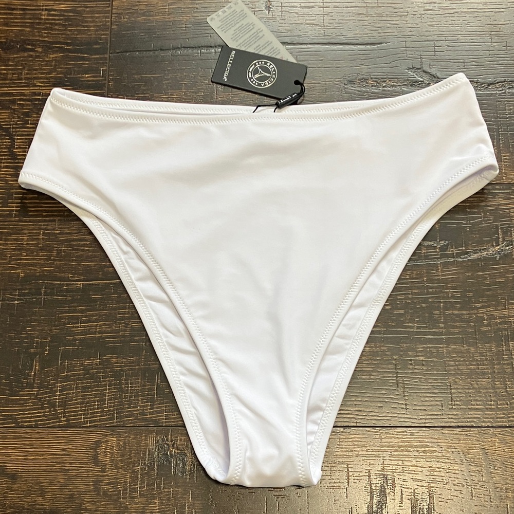 RELLECIGA White Bikini Bottom
